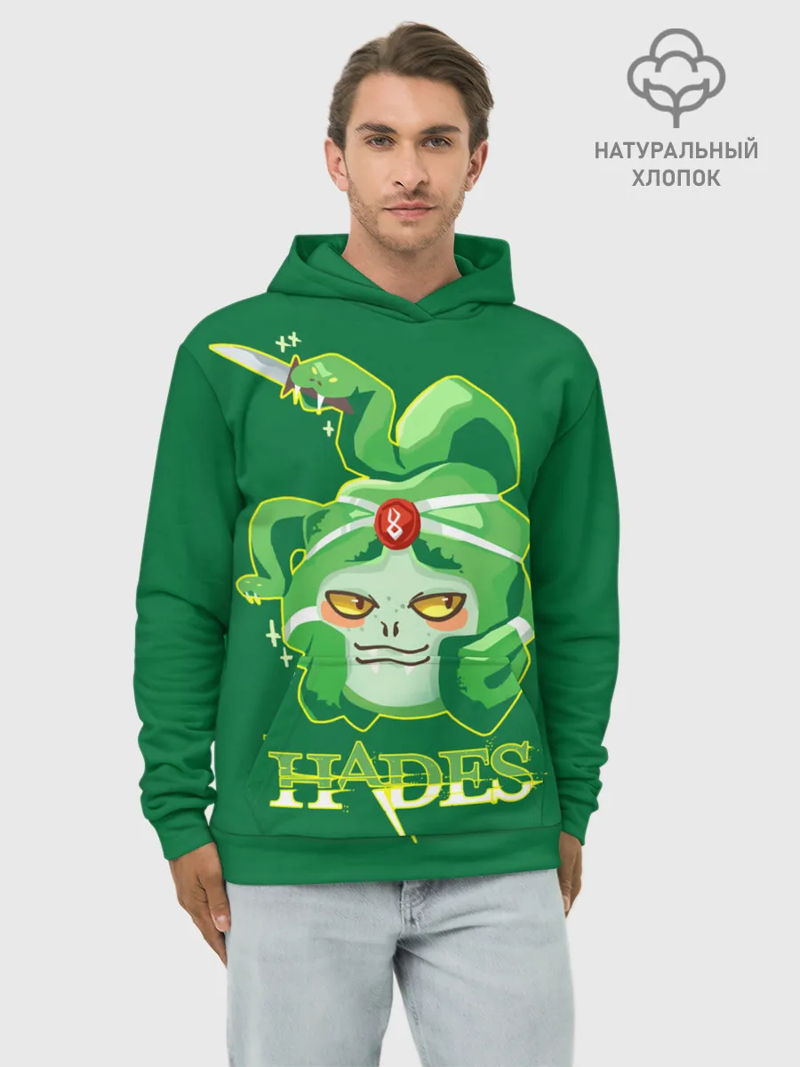 Худи мужской база хлопок / Hades Dusa Gorgon