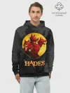 Худи мужской база хлопок / Hades wolf