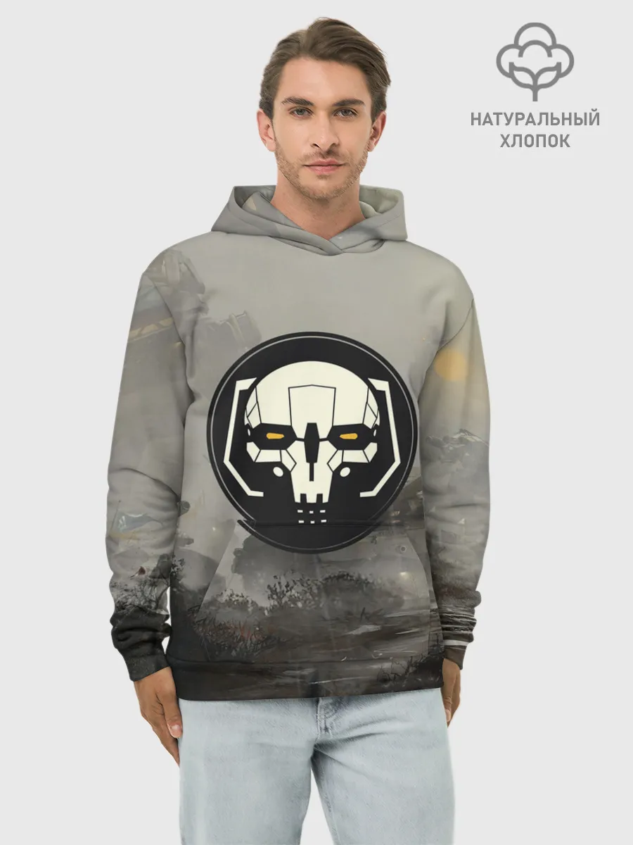 Худи мужской база хлопок / SkulMech