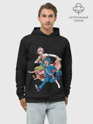 Худи мужской база хлопок / Добро пожаловать в ад, Ирума!