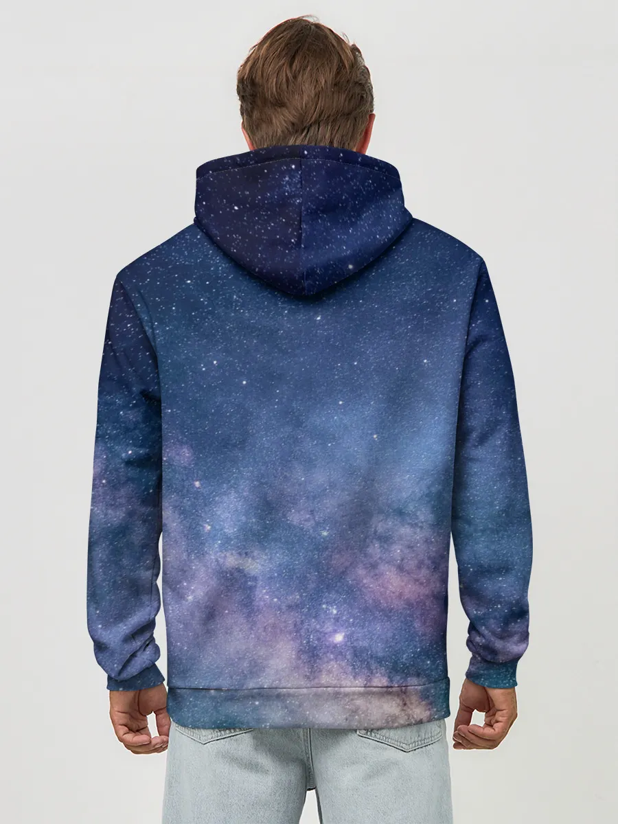 Худи мужской база хлопок / Космос