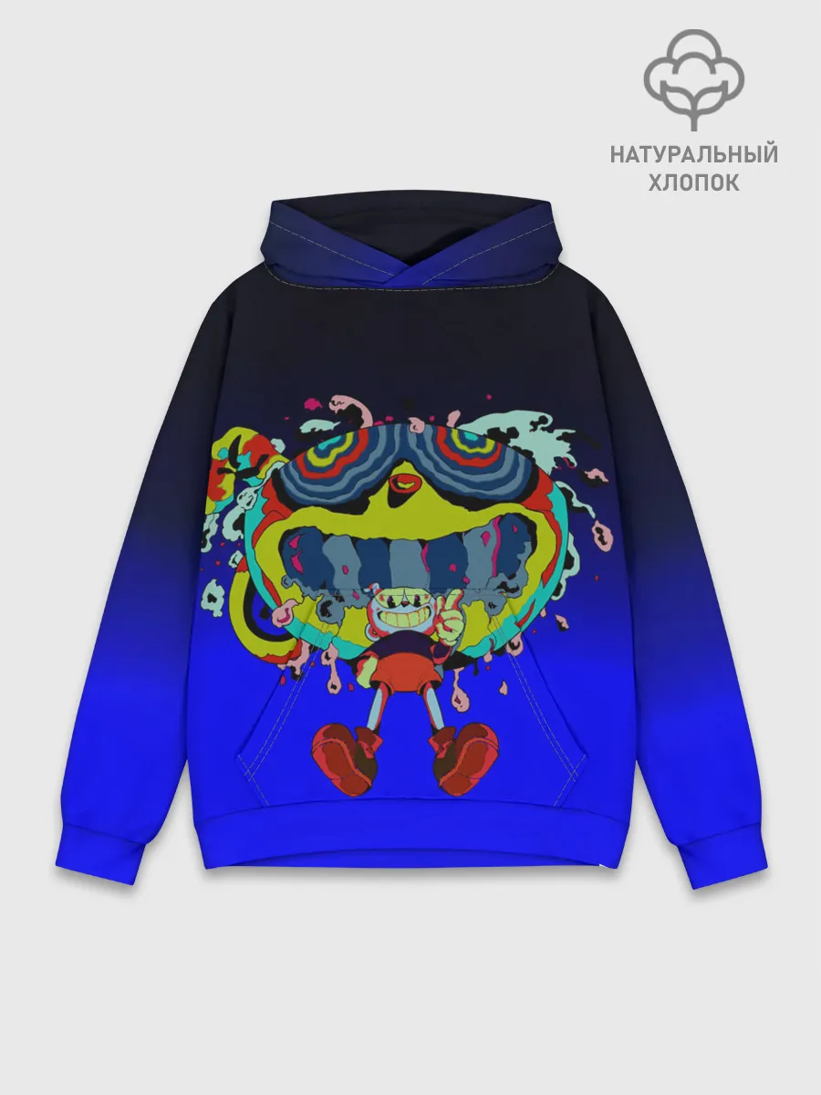 Худи мужской база хлопок / ACID CUPHEAD