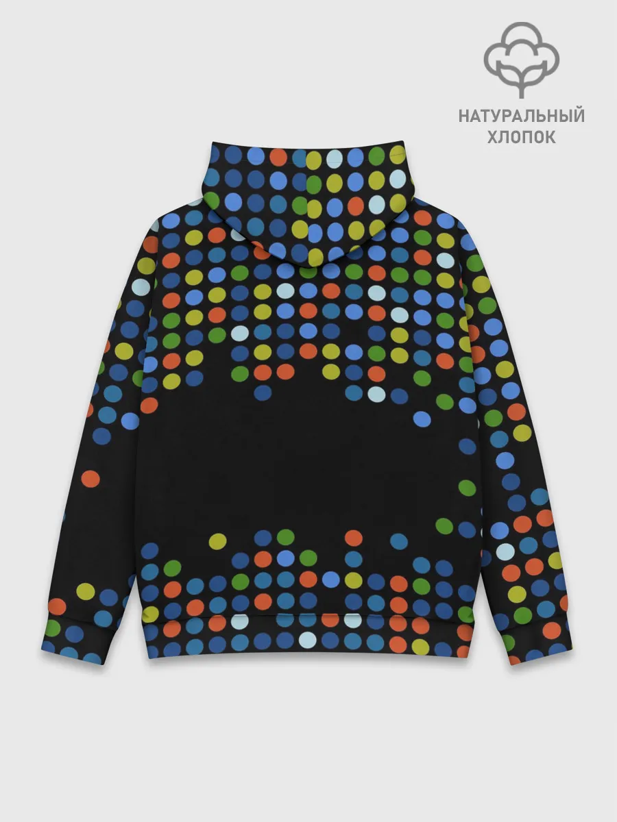 Худи мужской база хлопок / Динозавр-игрок