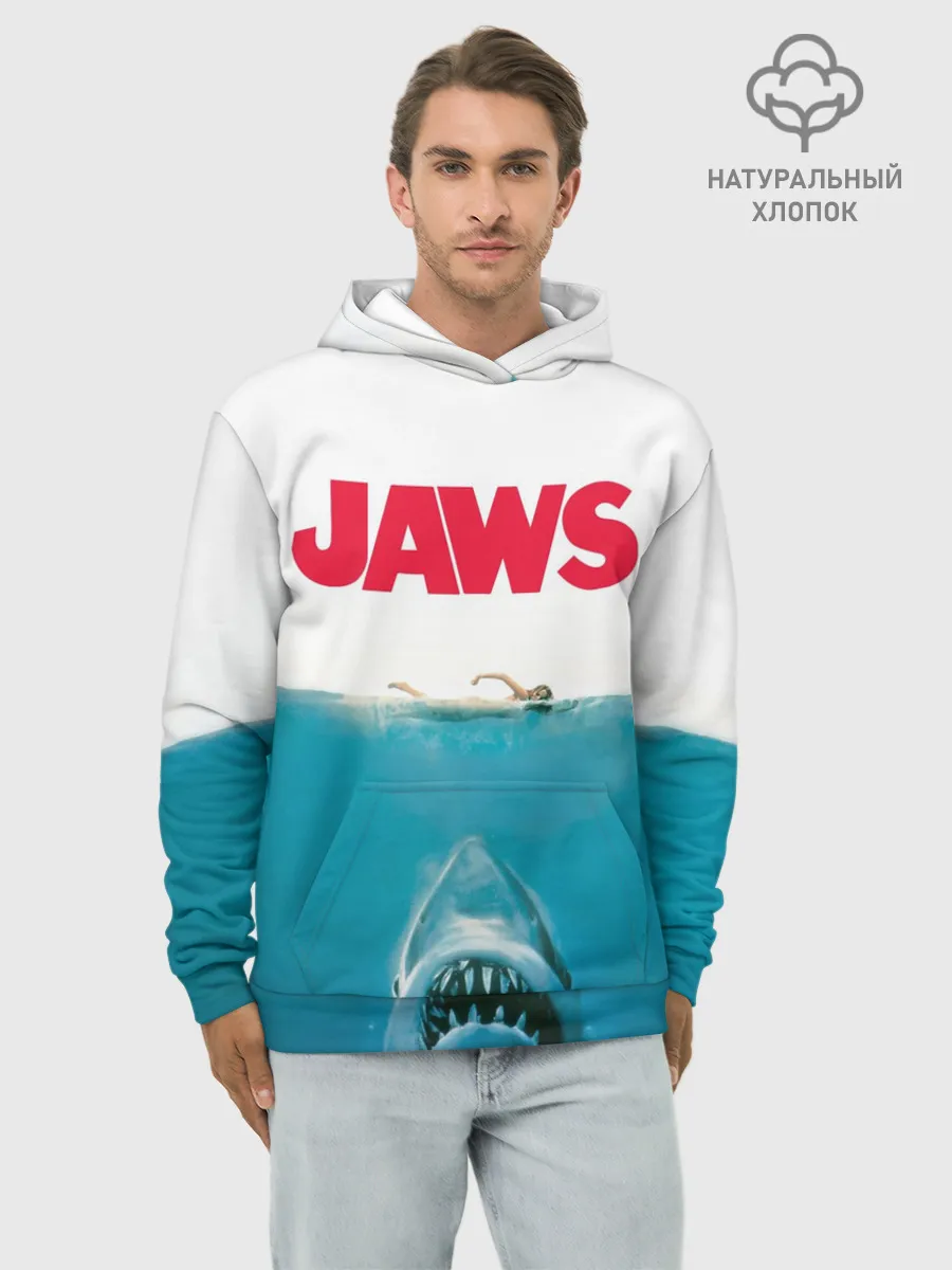 Худи мужской база хлопок / Jaws 1975
