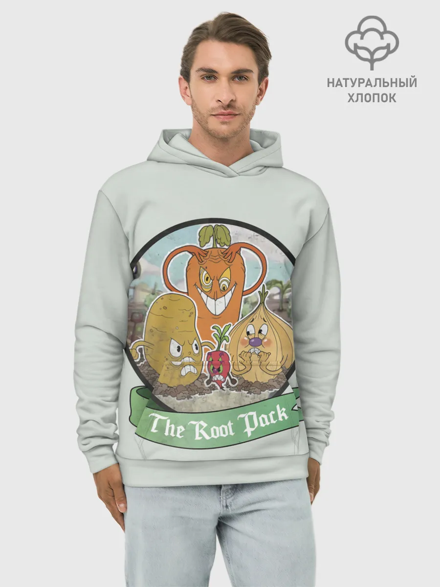 Худи мужской база хлопок / The Root Pack