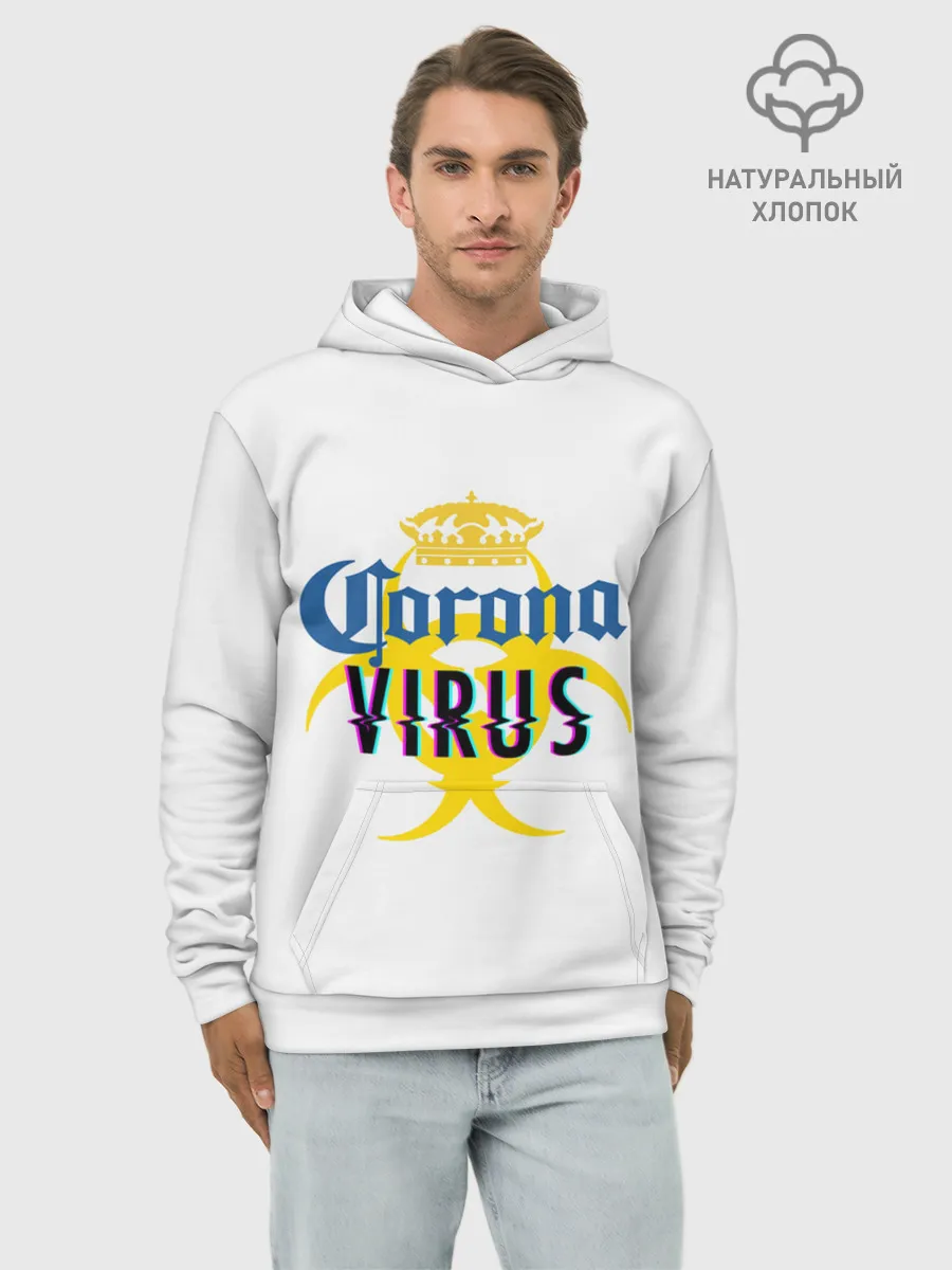 Худи мужской база хлопок / Корона Виоус