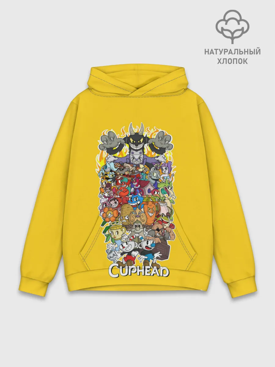 Худи мужской база хлопок / CupHead Family