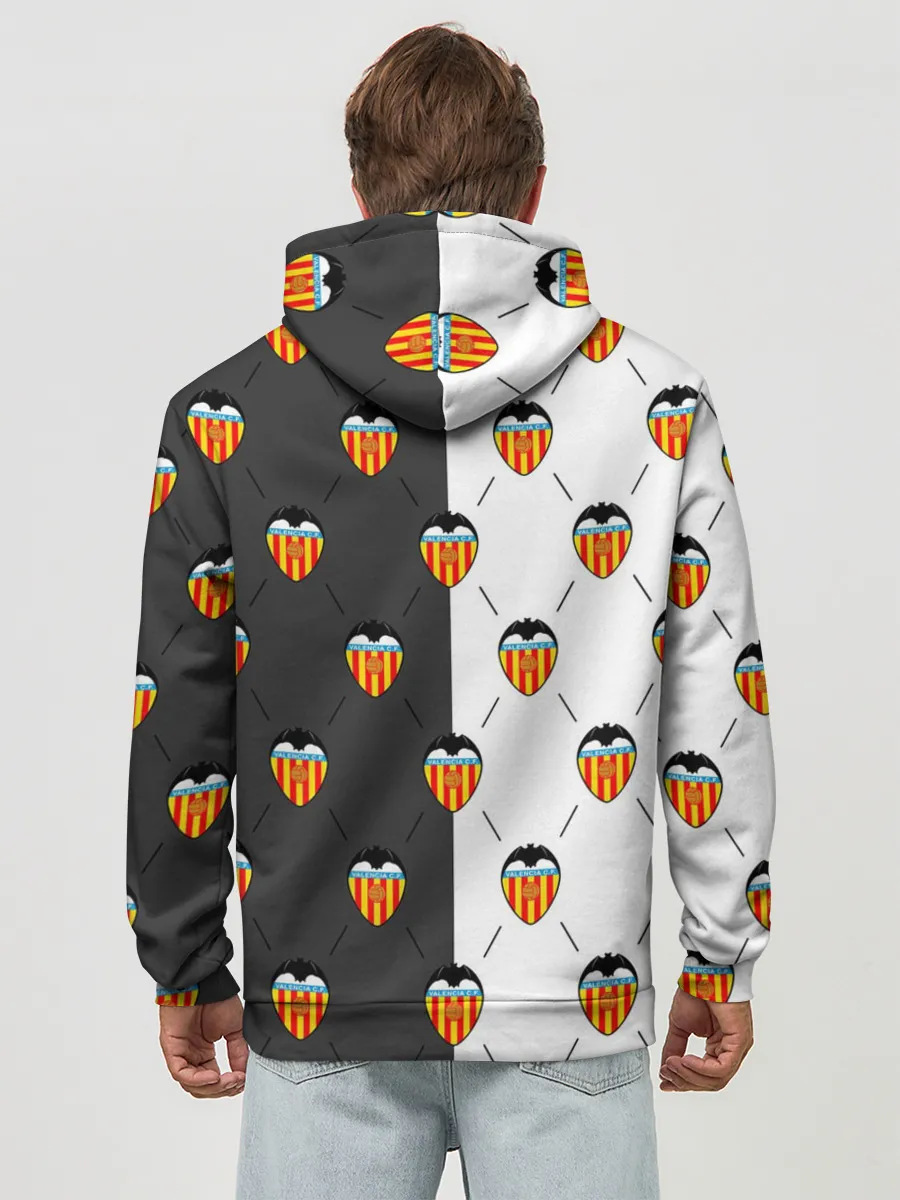 Худи мужской база хлопок / FC VALENCIA / ФК ВАЛЕНСИЯ
