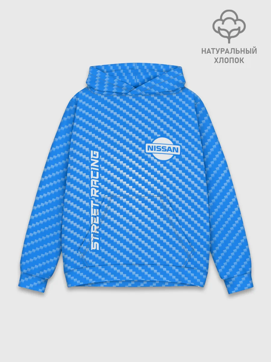 Худи мужской база хлопок / Ниссан - Pro Racing