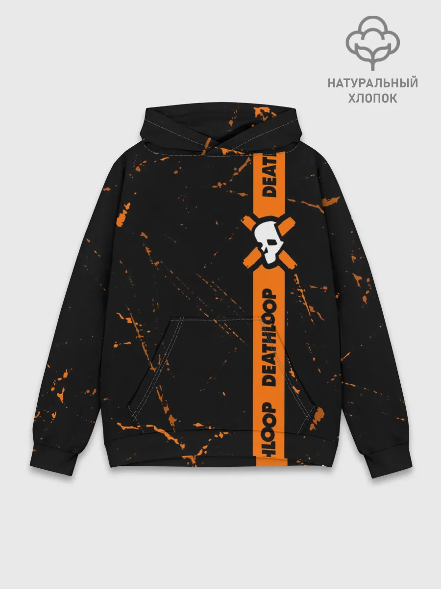 Худи мужской база хлопок / Deathloop - Grunge