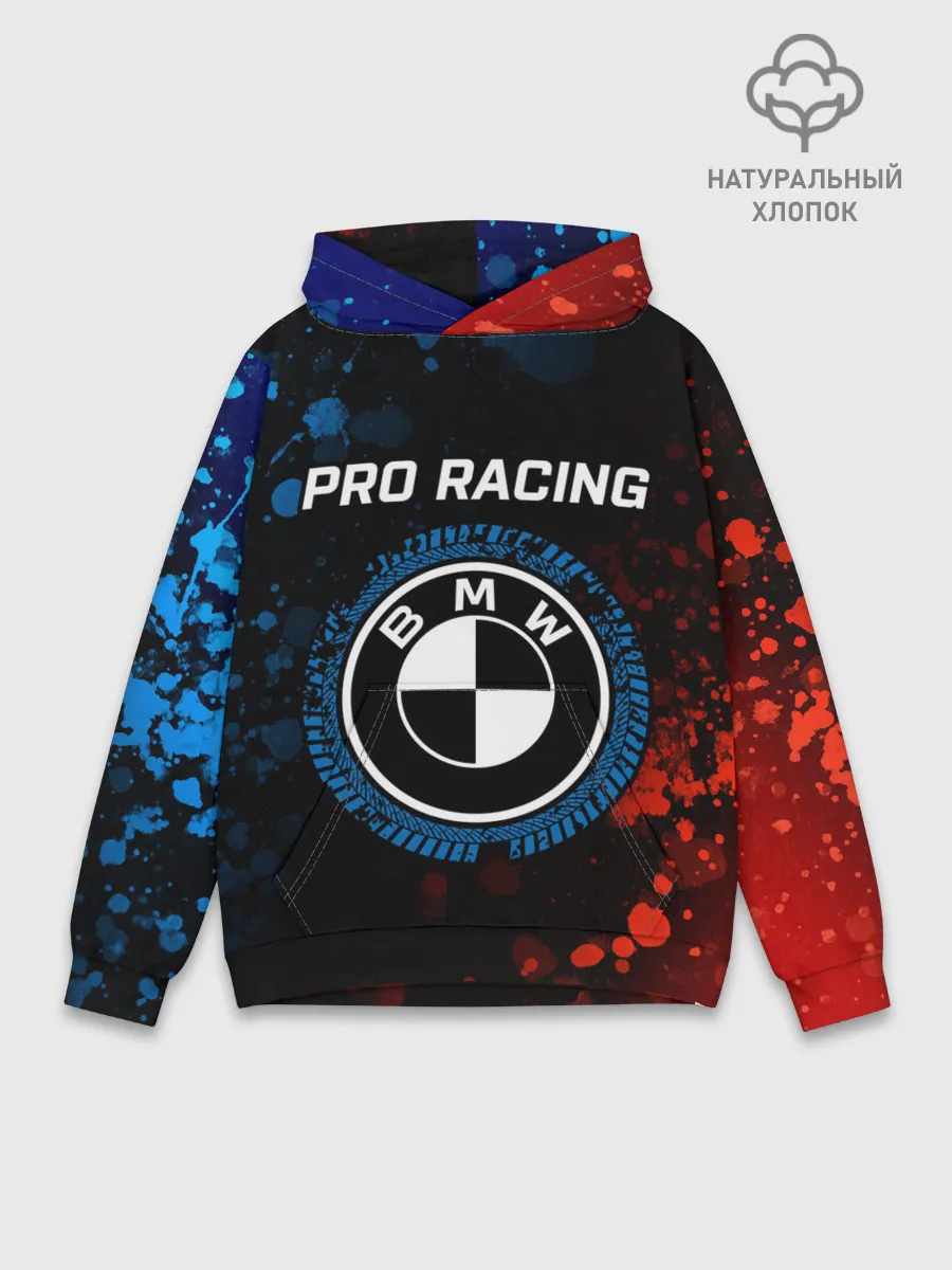 Худи мужской база хлопок / БМВ - Racing