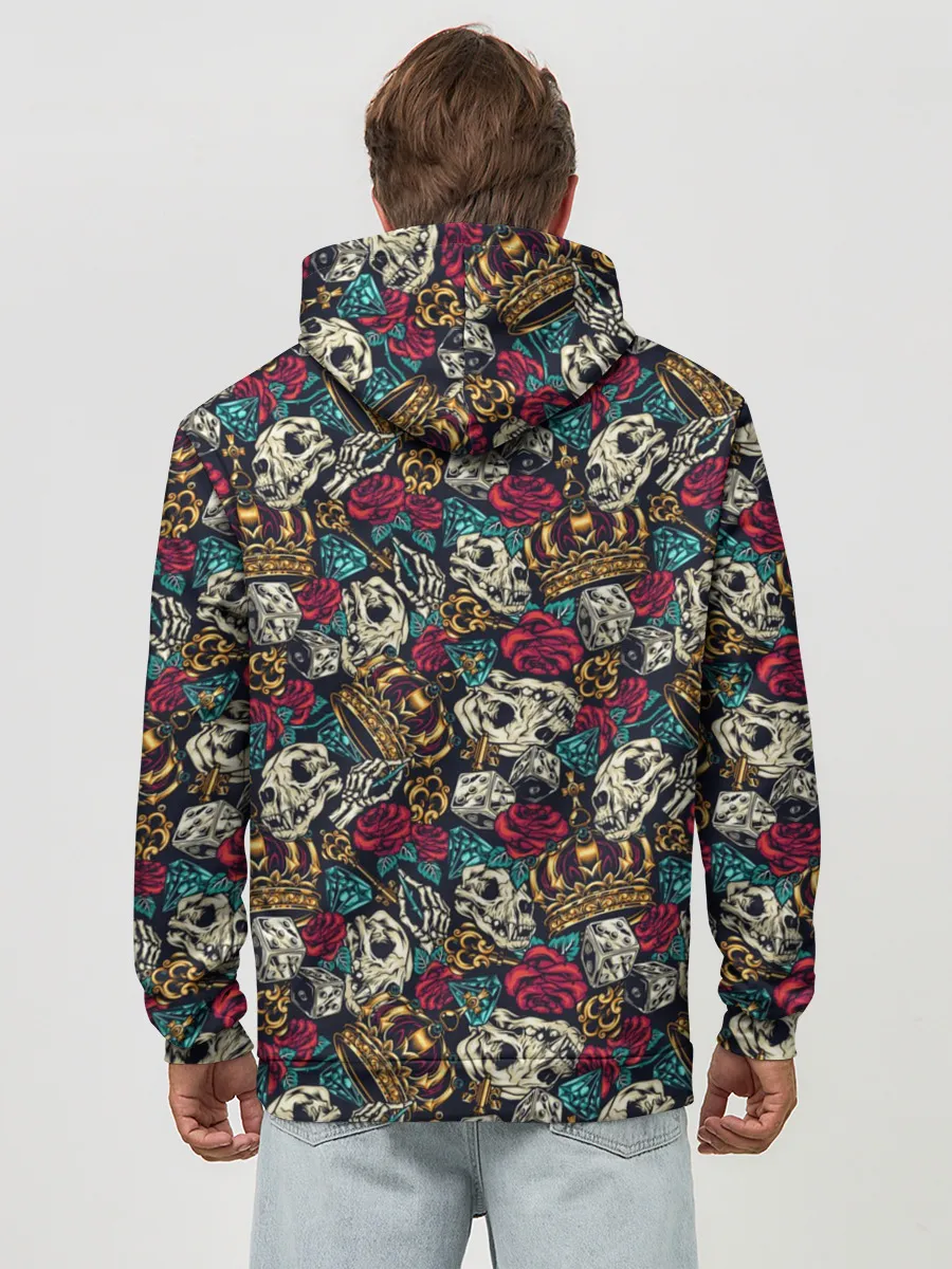 Худи мужской база хлопок / Царские мотивы