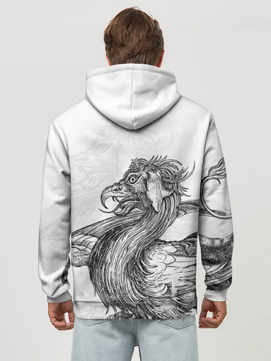 Худи мужской база хлопок / Грифон