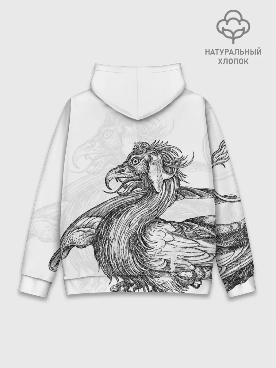 Худи мужской база хлопок / Грифон