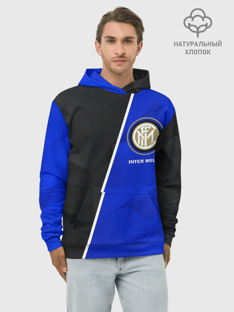 Худи мужской база хлопок / ИНТЕР МИЛАН / INTER MILAN