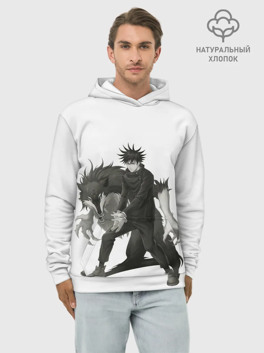 Худи мужской база хлопок / Фушигуро Мегуми