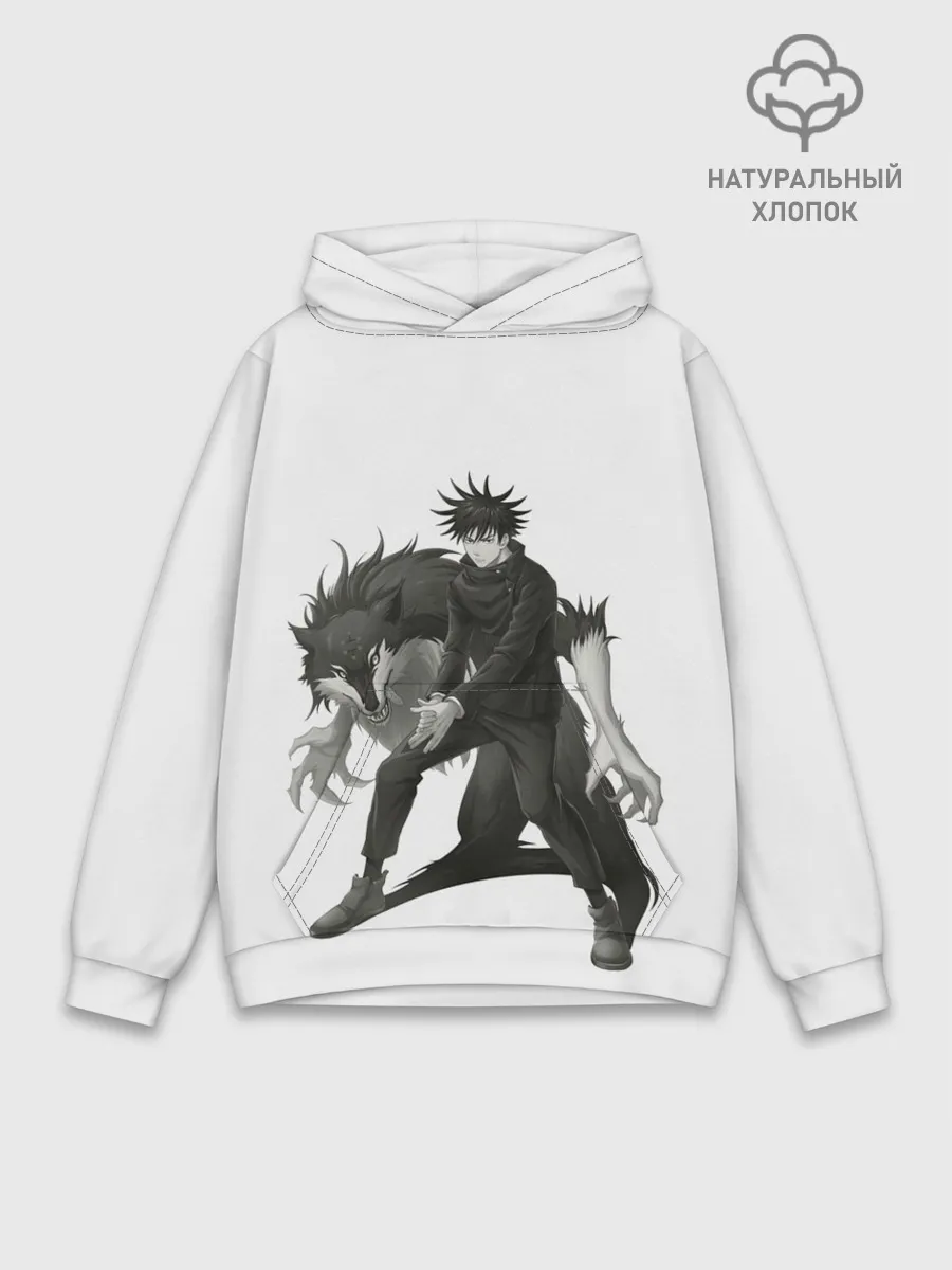 Худи мужской база хлопок / Фушигуро Мегуми