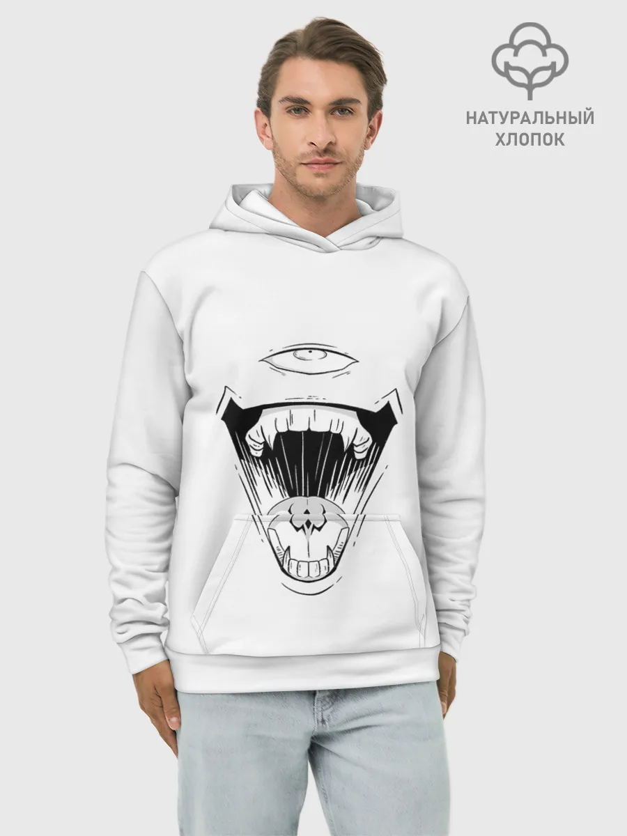 Худи мужской база хлопок / Sukunas Laugh