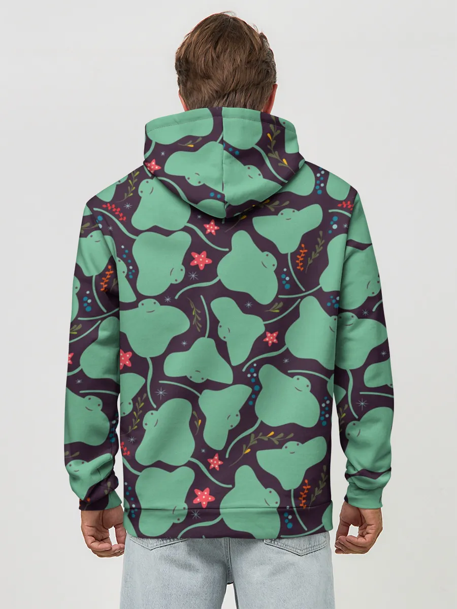 Худи мужской база хлопок / Скаты