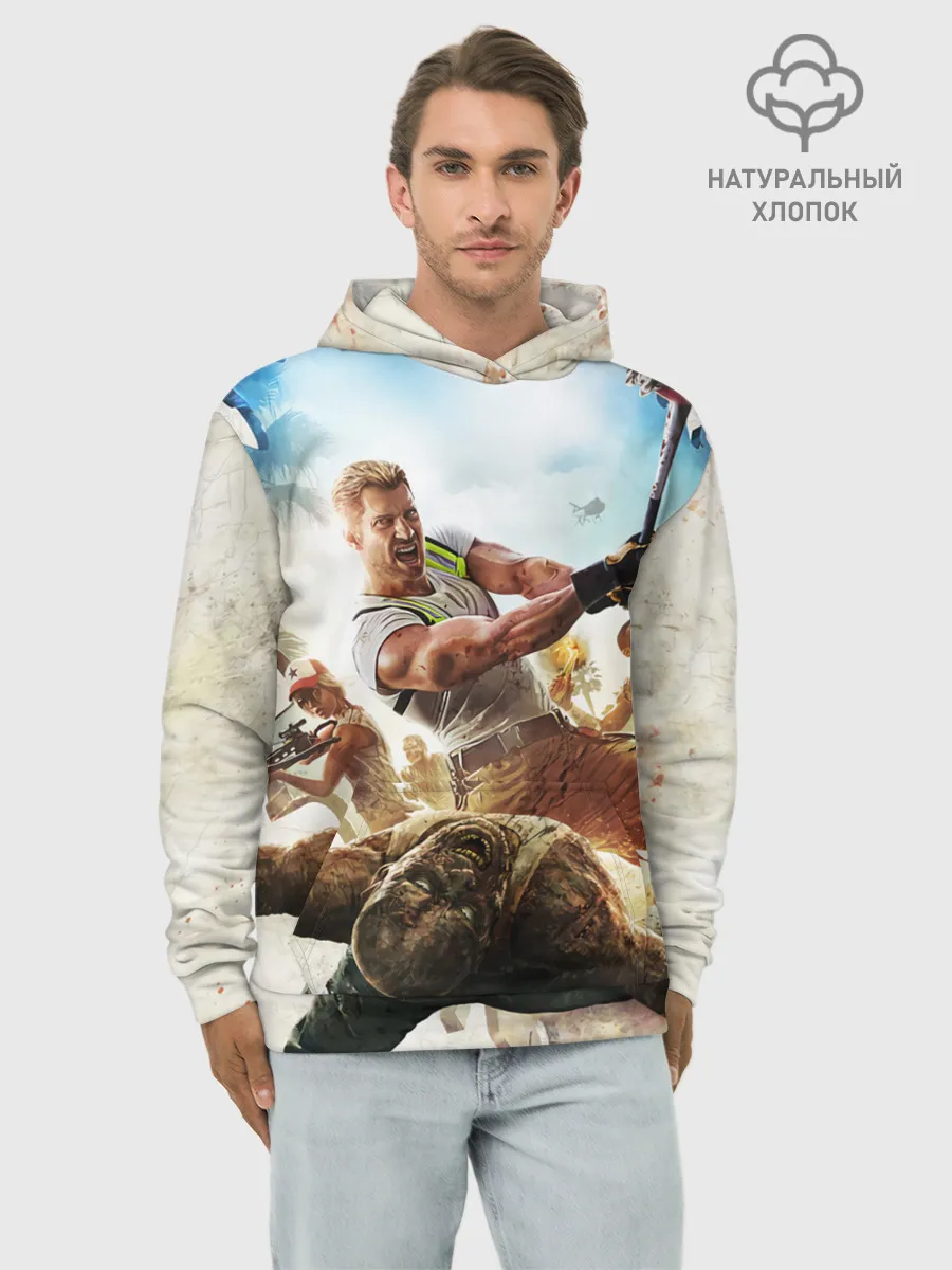 Худи мужской база хлопок / Logan