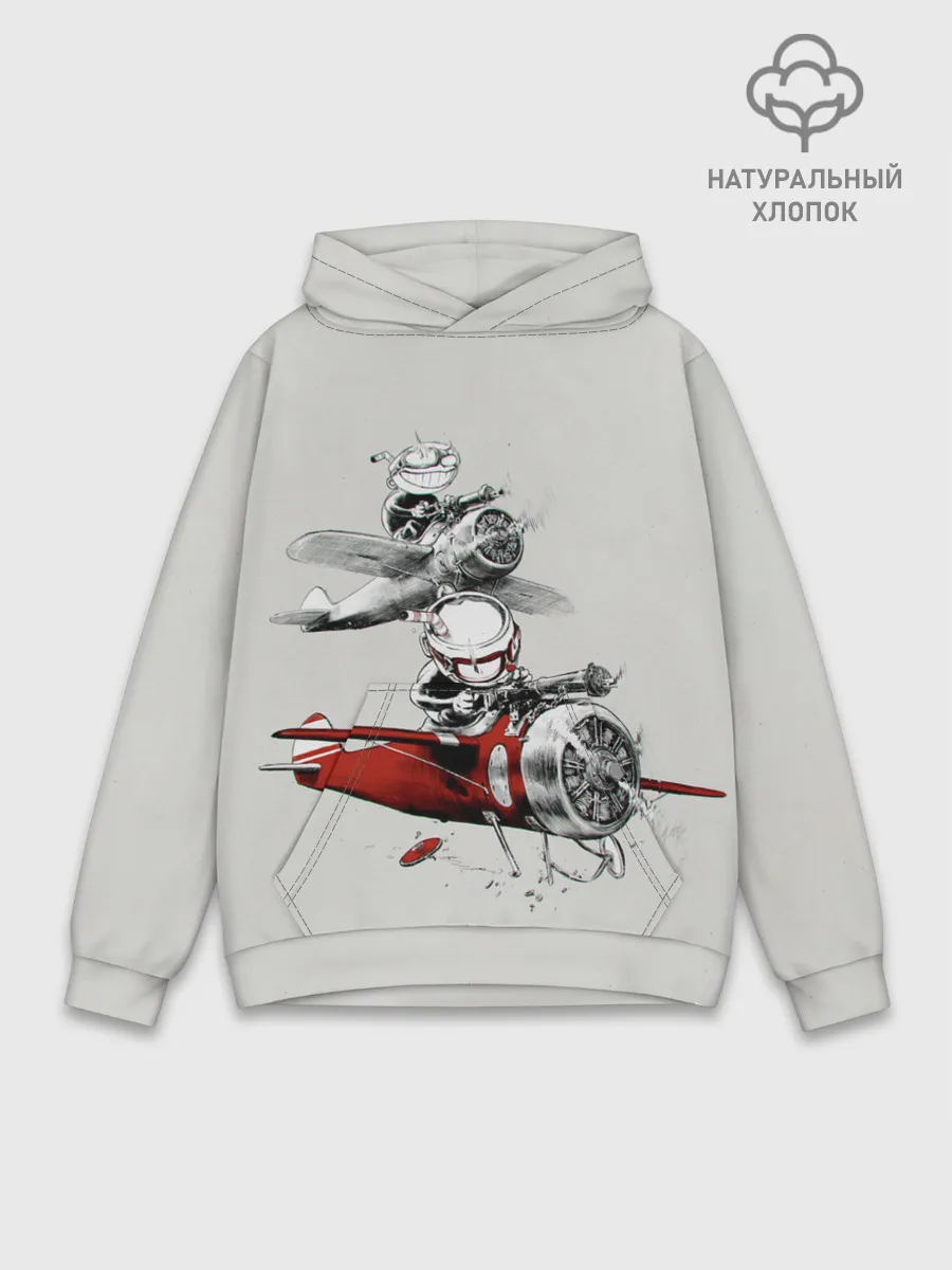 Худи мужской база хлопок / Flying Cup