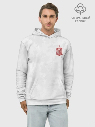 Худи мужской база хлопок / форма сборной Испании