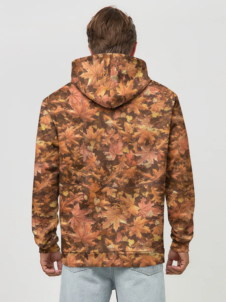 Худи мужской база хлопок / Осеннее листопад