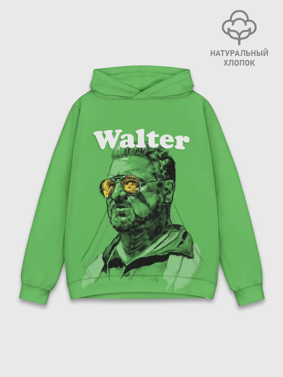 Худи мужской база хлопок / Walter The Big Lebowski
