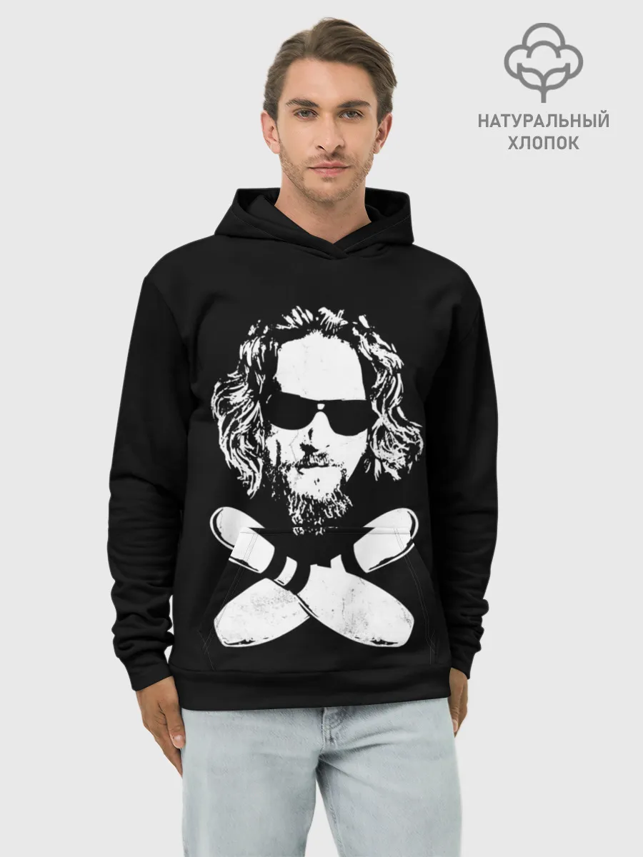 Худи мужской база хлопок / Большой Лебовски
