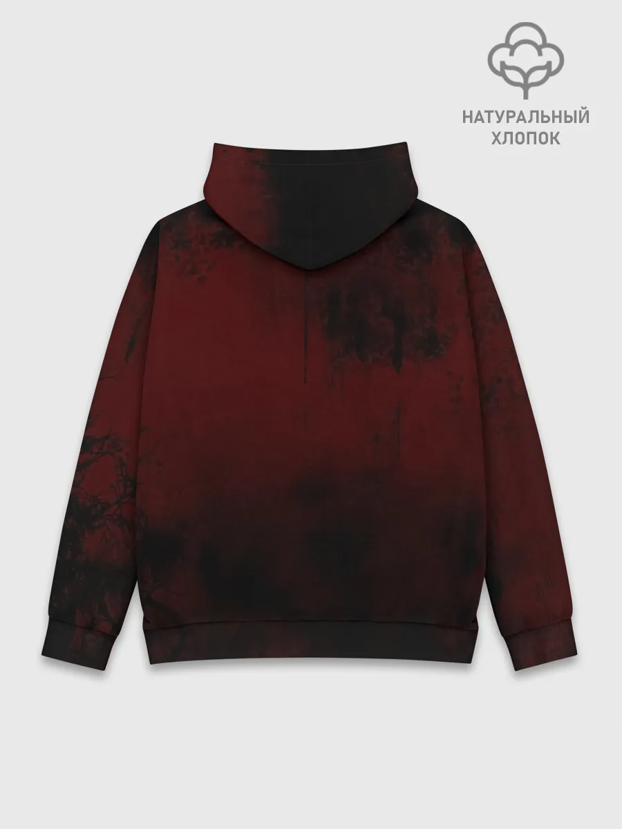 Худи мужской база хлопок / Аста с книгой магии и демон