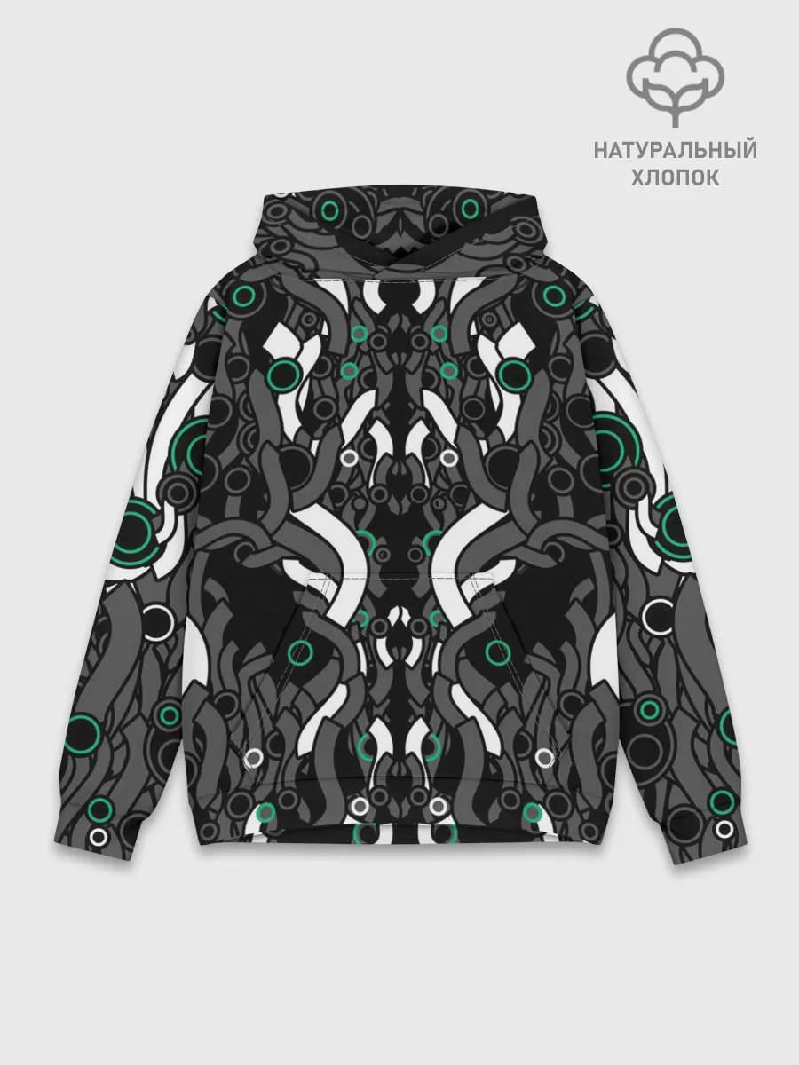 Худи мужской база хлопок / Абстрактная фантастика