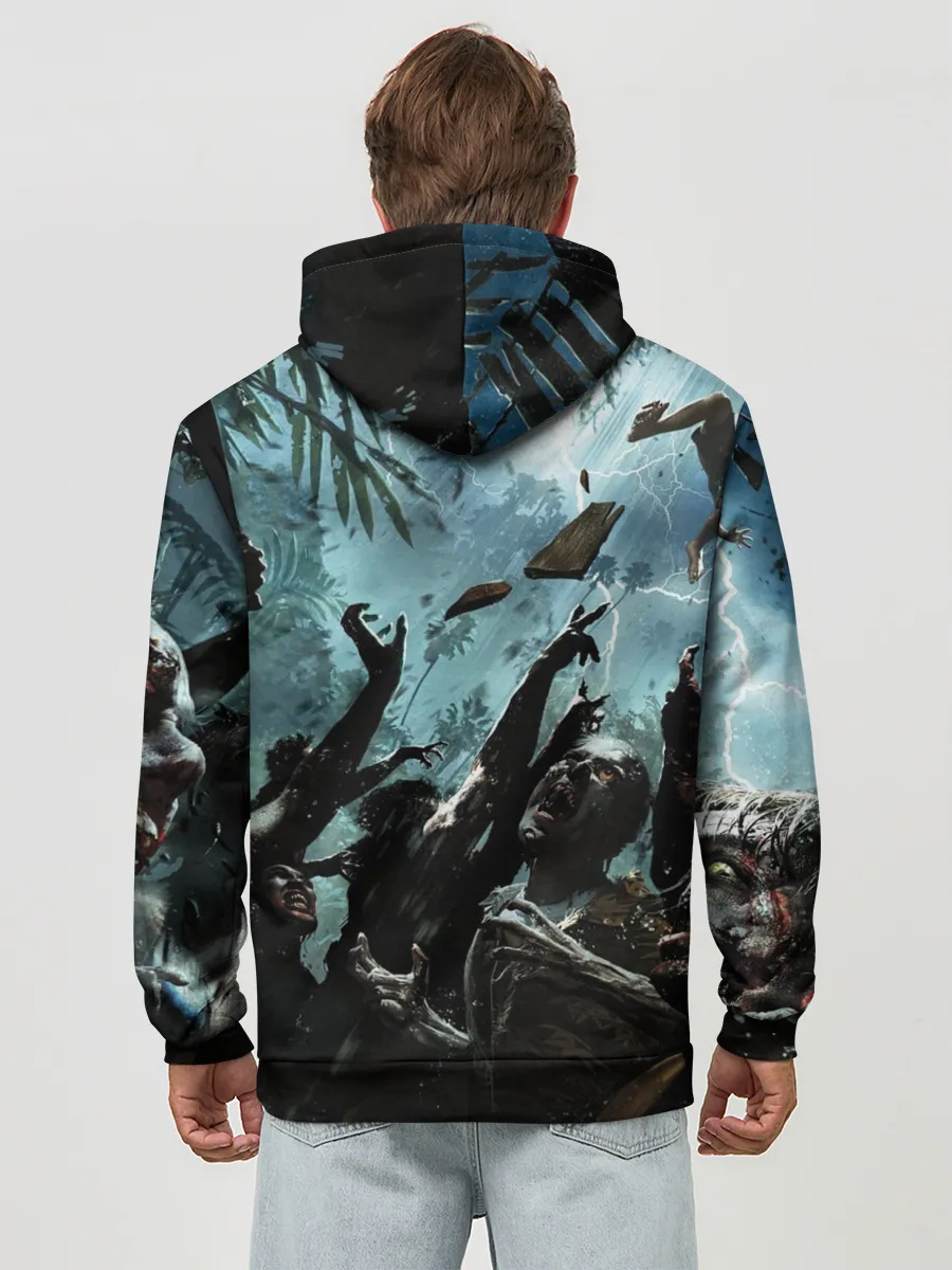 Худи мужской база хлопок / Кровожадные зомби | Zombie