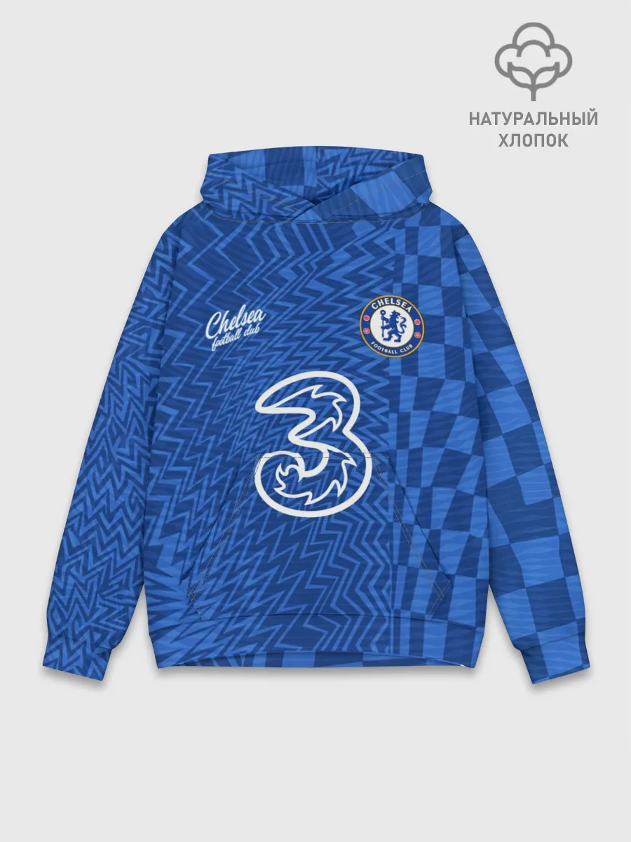 Худи мужской база хлопок / Хаверц Челси фома 2021/2022