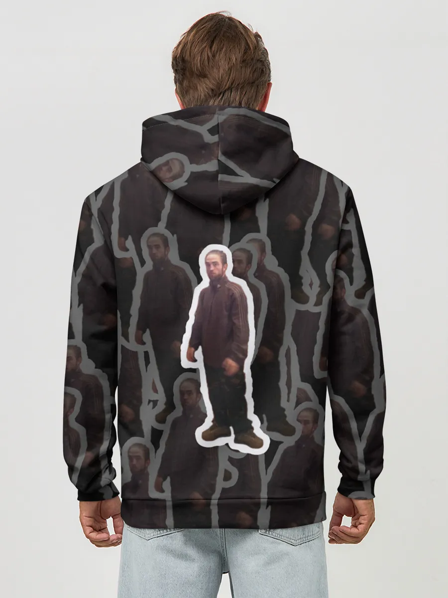 Худи мужской база хлопок / Роберт Паттинсон | Мем