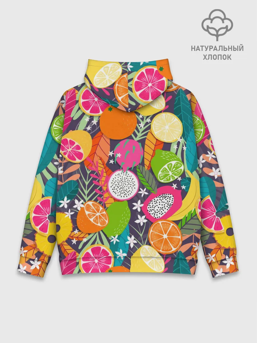 Худи мужской база хлопок / Фрукты