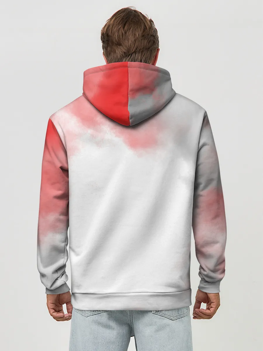 Худи мужской база хлопок / Чёрный клевер Черный Аст а