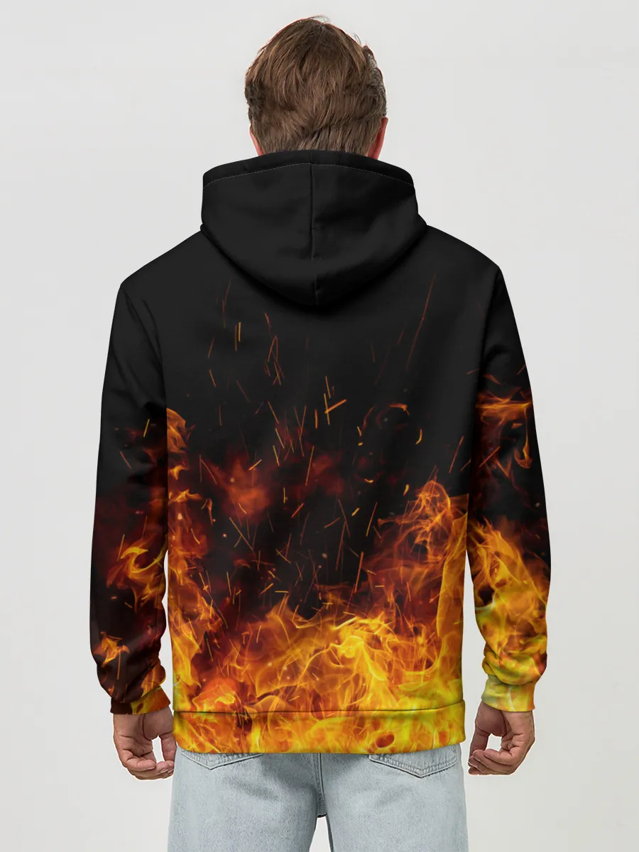 Худи мужской база хлопок / Переиграл и уничтожил