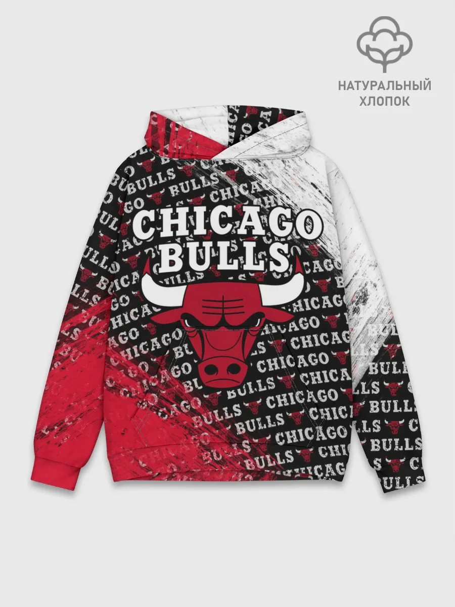 Худи мужской база хлопок / CHICAGO BULLS [6]