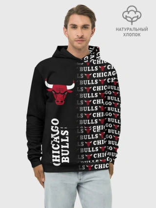 Худи мужской база хлопок / CHICAGO BULLS [7]