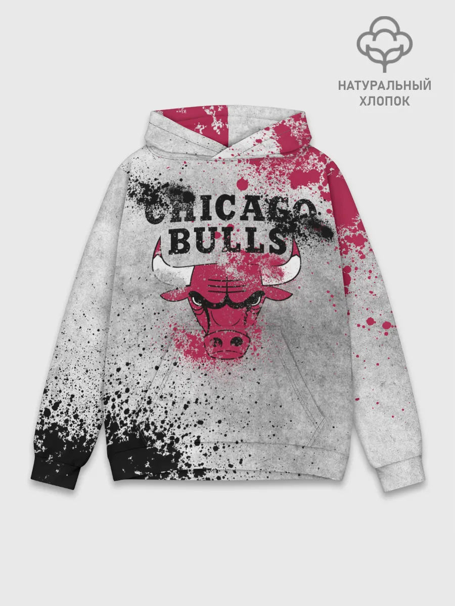 Худи мужской база хлопок / CHICAGO BULLS [8]