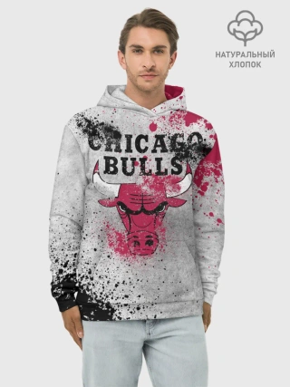 Худи мужской база хлопок / CHICAGO BULLS [8]