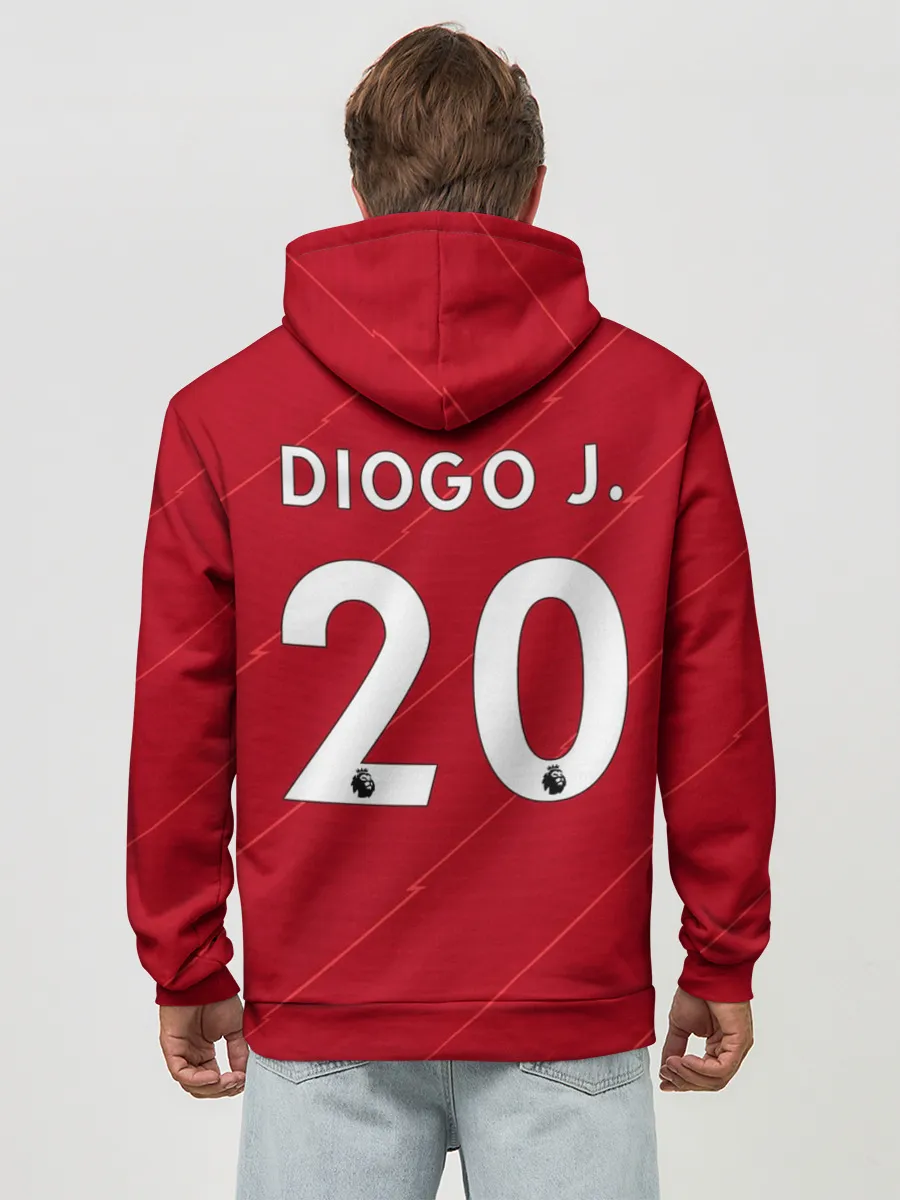 Худи мужской база хлопок / Жота Ливерпуль форма 2021/2022