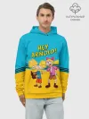 Худи мужской база хлопок / Эй, Арнольд! и Хельга Патаки