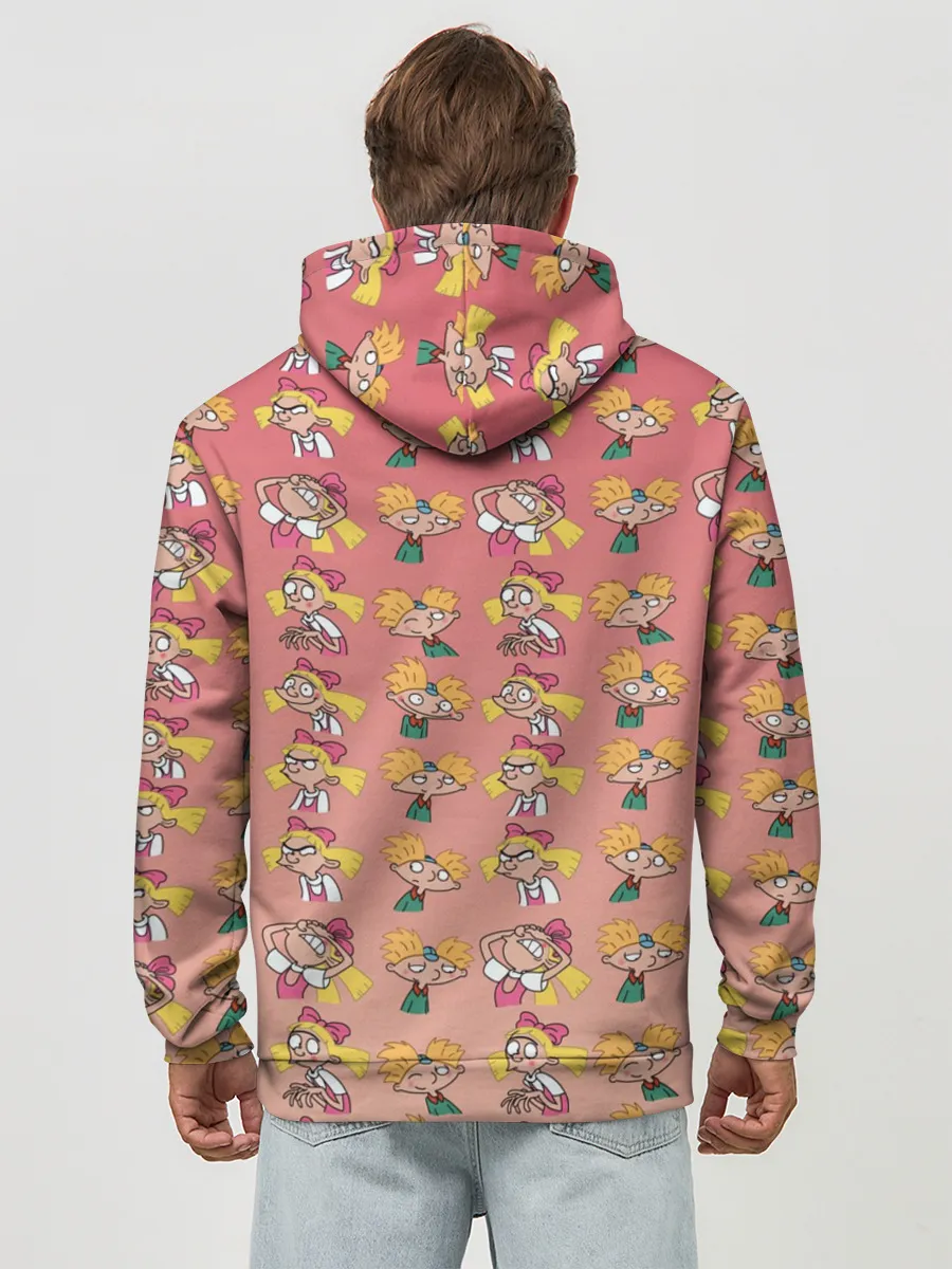 Худи мужской база хлопок / Арнольд и Хельга