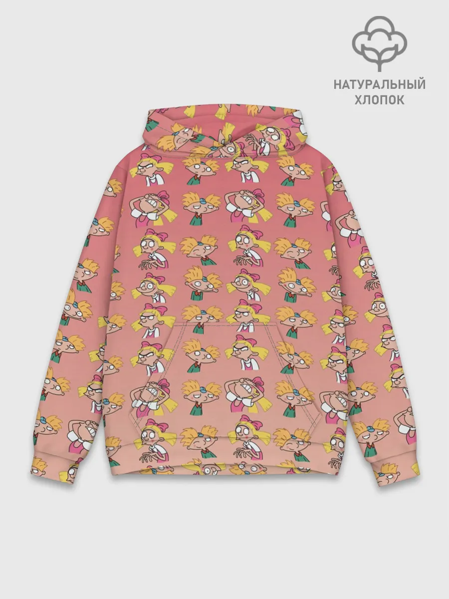 Худи мужской база хлопок / Арнольд и Хельга