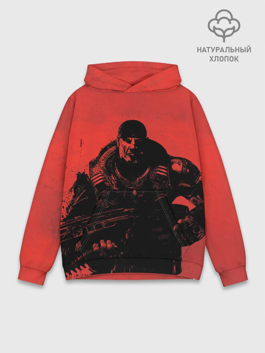 Худи мужской база хлопок / Злой Маркус