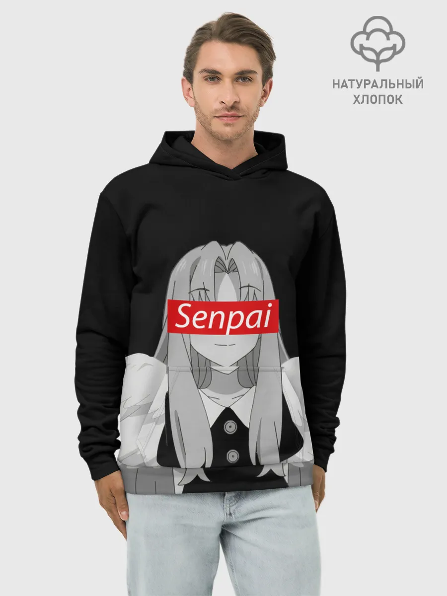 Худи мужской база хлопок / Filo Senpai