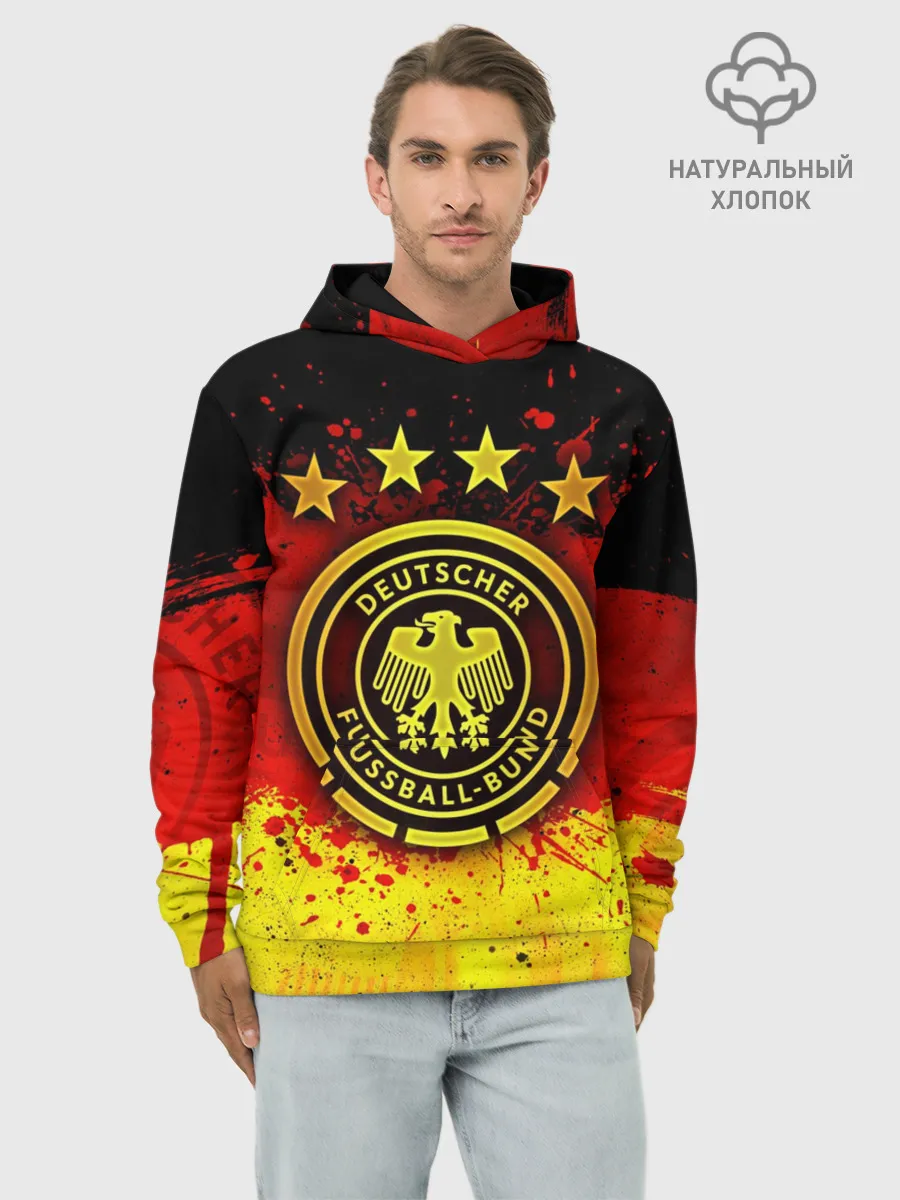 Худи мужской база хлопок / Сборная Германии