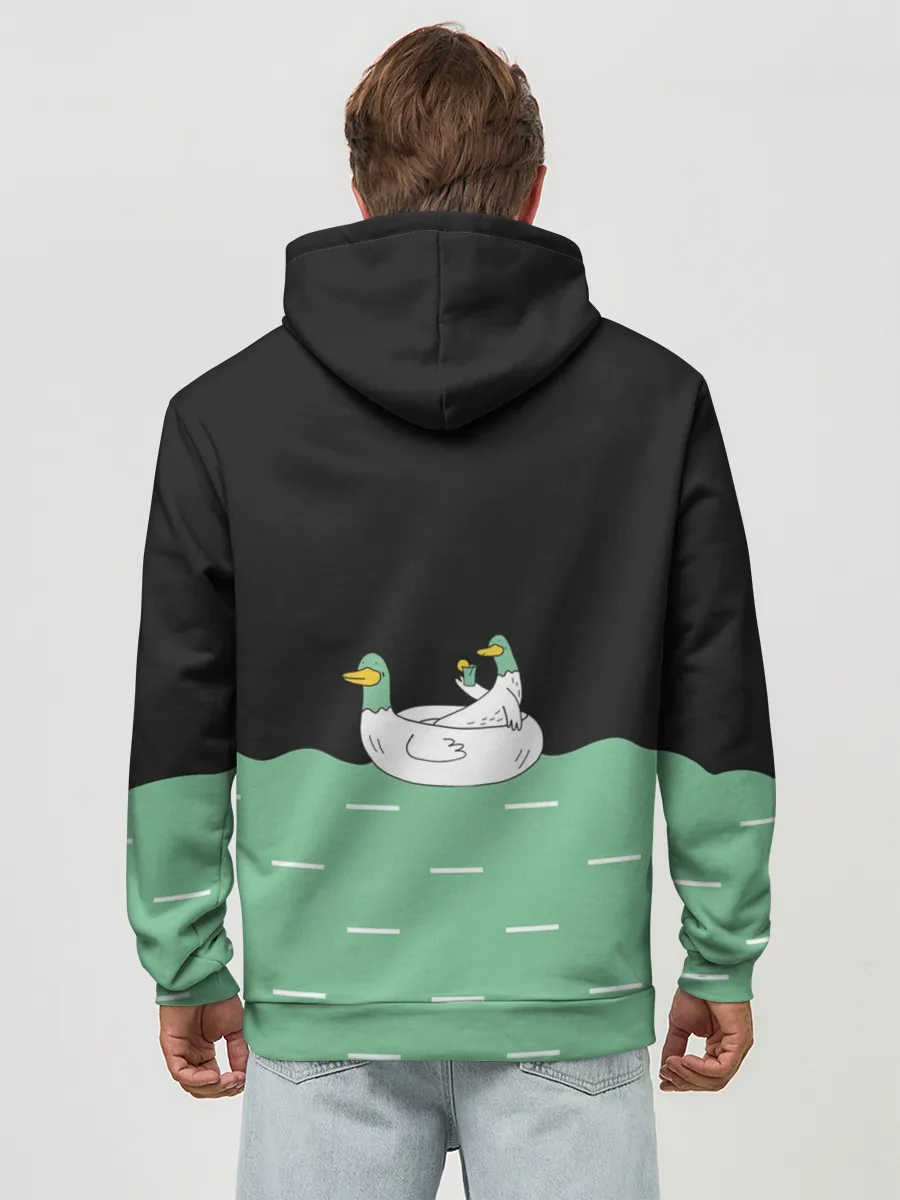 Худи мужской база хлопок / Уточки