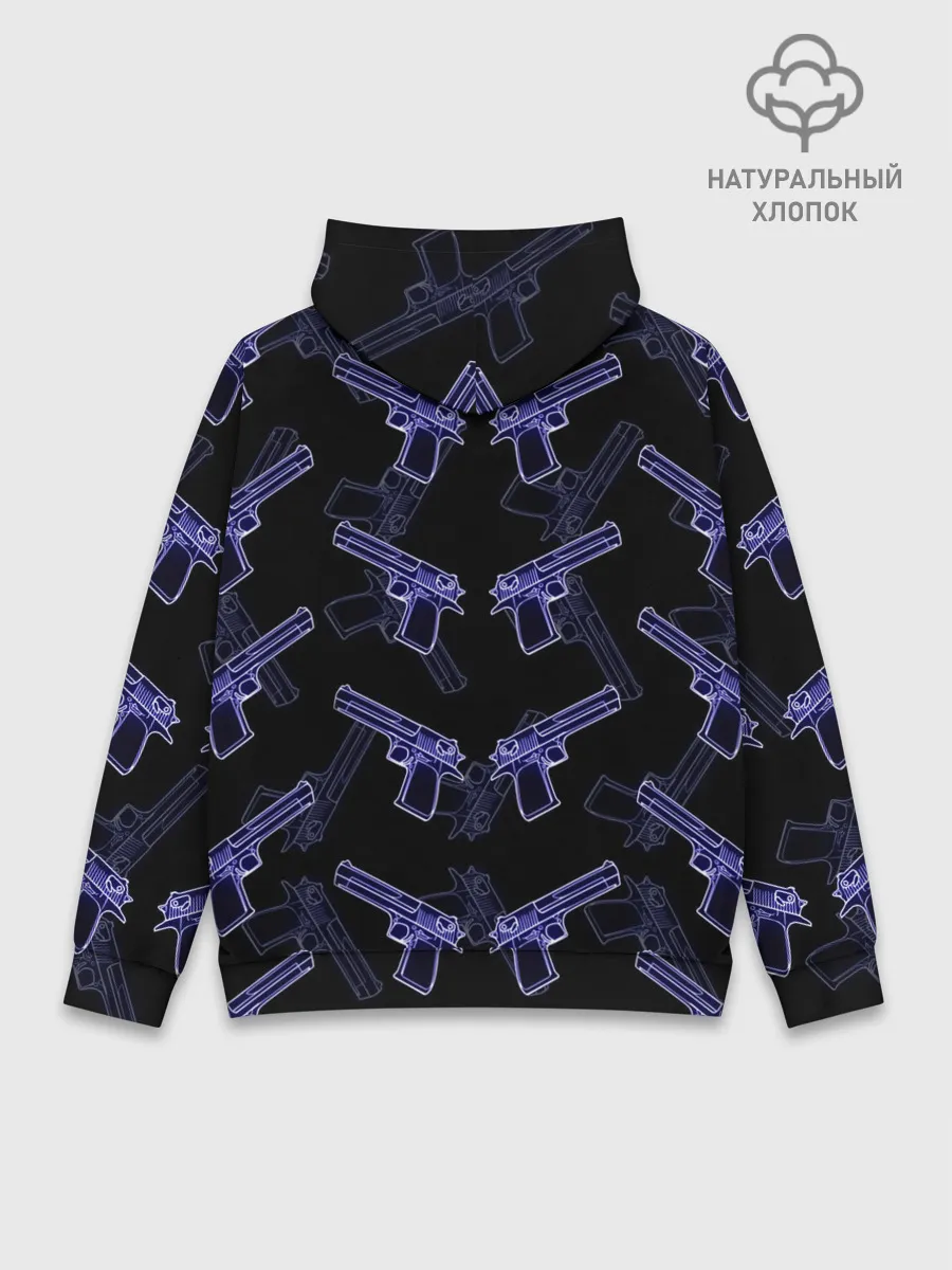 Худи мужской база хлопок / Desert Eagle